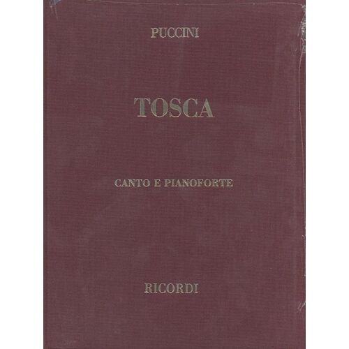 Tosca Cloth Engl And Ital Vocal Score Book