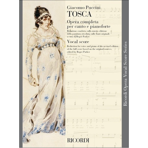 Puccini - Tosca Vocal Score Italian/English, 416 Pages, Ricordi Opera Vocal Score Series
