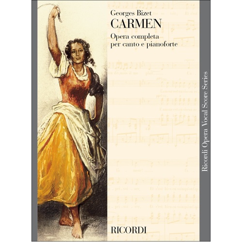 Carmen Vocal Score (French Only) Book