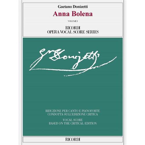 Donizetti - Anna Bolena Vocal Score Eng/Ita (Softcover Book)