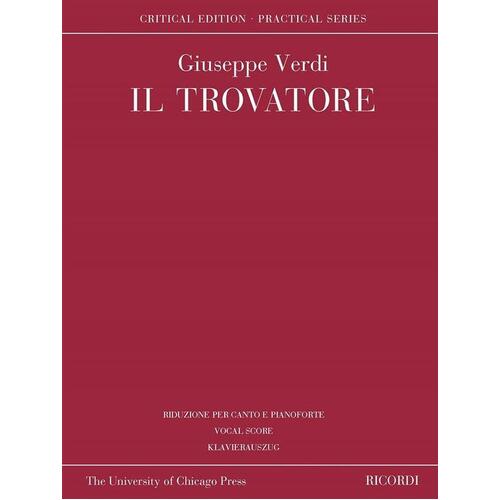 Verdi - Il Trovatore Vocal Score Eng/Ita/Ger (Softcover Book)