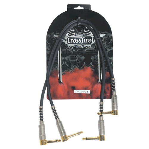 Crossfire EFX Pedal 2x 20" Patch Cables Set