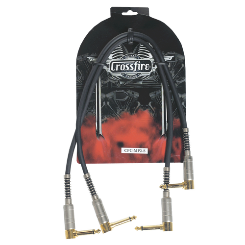 Crossfire EFX Pedal 2x 20" Patch Cables Set