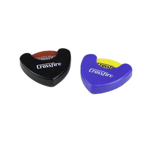 Crossfire CPH-6-TP Stick On Guitar Pick Holder - Heavy Duty Triangle Picks (2 Pack)