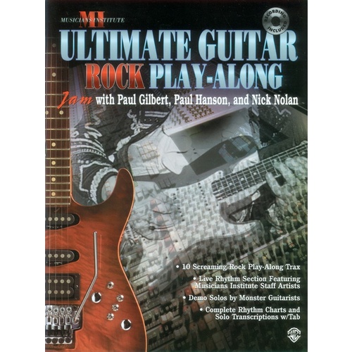 Ultimate Play Along Rock Guitar Book and CD