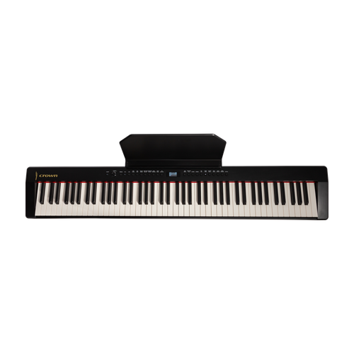 Crown CPP-811-BLK Portable 88-Key Weighted Digital Piano with French Dream Sound Engine