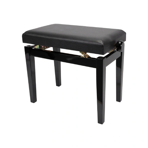 Crown Height Adjustable Piano Stool Black CPS-3A-BLK