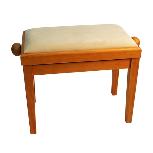 Crown Piano Bench CPS-5A-NAT Natural Woodgrain Finish Adjustable Height