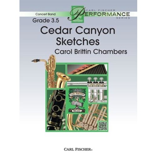 Cedar Canyon Sketches Concert Band 3.5 Score/Parts Book
