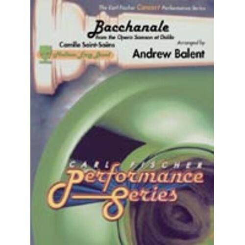 Bacchanale Arr Balent (Music Score/Parts) Book
