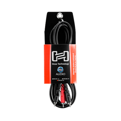 Hosa Stereo Interconnect, Dual RCA to Same, 3 m