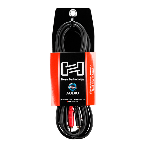 Hosa Stereo Interconnect, Dual RCA to Same, 3 m