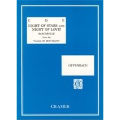 Night of Stars & Night of Love for High Voice/Piano by Jacques Offenbach, Published by Cramer Music