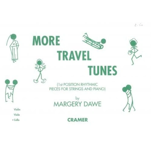 More Travel Tunes for Cello by Margery Dawe, Cramer Music