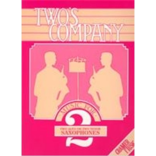 Twos Company for 2 Alto or Tenor Saxophones by Cramer Music