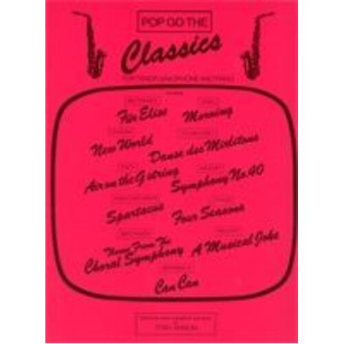 Pop Go The Classics Tenor Sax Book