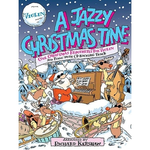 A Jazzy Christmas Time Violin BK/CD