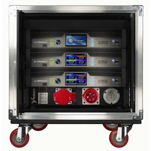 Crown Vrack 3 X It4X3500Hd Amplifiers Rack Pd + I/O