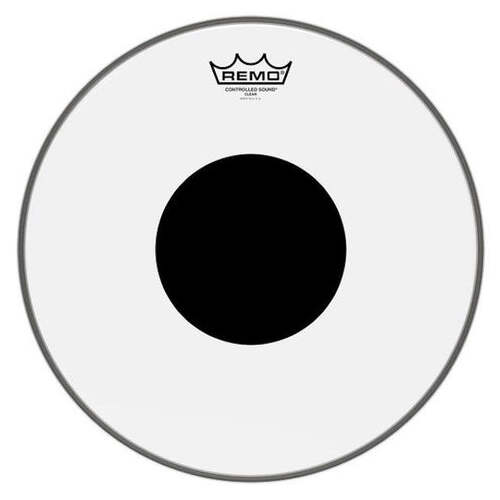 Remo Controlled Sound Clear Top Black Dot 28” Bass Drum