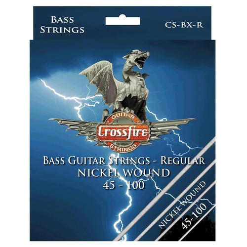 Crossfire Regular Light Bass Guitar Strings (45-100)