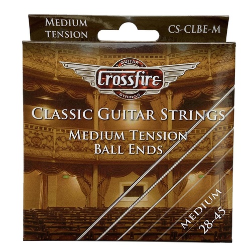 Crossfire Premium Classical Guitar Strings - Medium Tension - Ball End