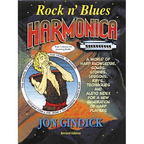 Rock N Blues Harmonica Softcover Book/CD