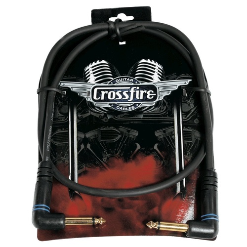Crossfire 1m Speaker Cable with Angled Plugs