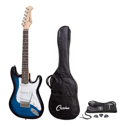 Casino ST-Style Short-Scale Electric Guitar Set (Blueburst)