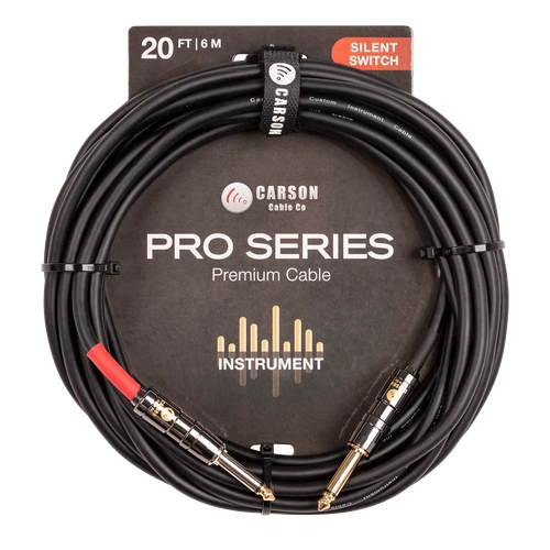 Carson Cable Co Pro 20 Silent Switch 20ft Cable