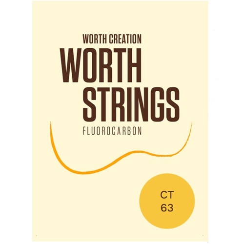 Worth Creations Clear Tenor Ukulele Ukulele Strings - 2 Restrings Per Packet ( CT )