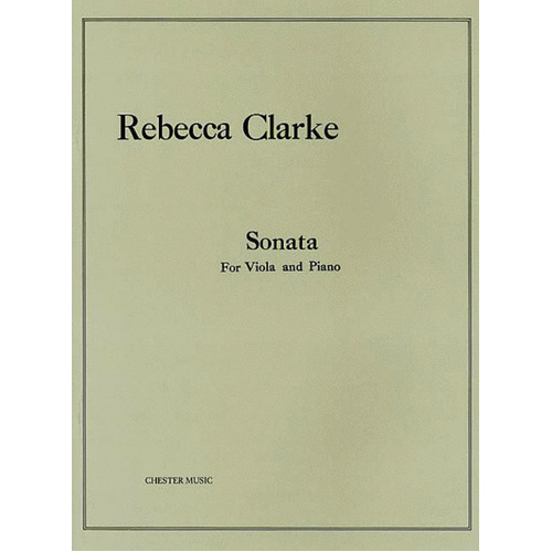 Clarke - Sonata For Viola/Piano (Softcover Book)