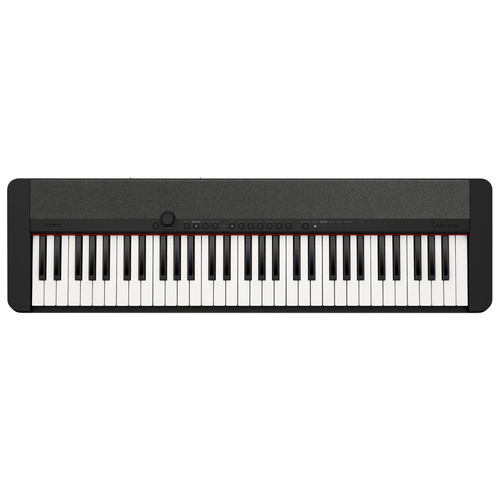 Casiotone CT-S1BK Portable Keyboard with 61 Keys, Bluetooth, 64 Note Polyphony, 61 Tones, MIDI Recorder, Music Stand Included
