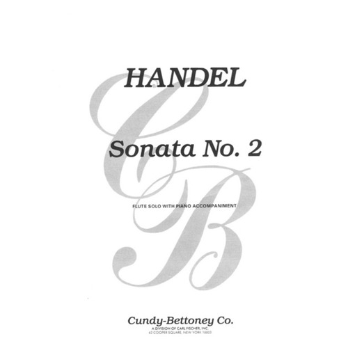 Sonata No 2 In G Minor Flute/Piano Book