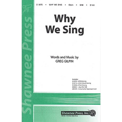 Why We Sing Sab Book