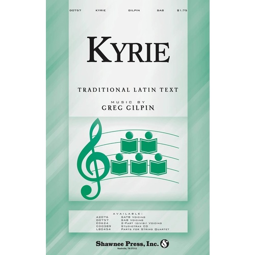 Kyrie Accompanied With String Quartet Book