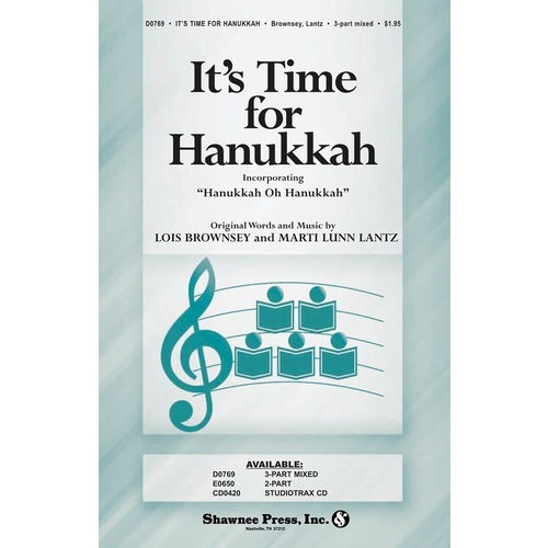 Its Time For Hanukkah Sab Accompanied CD0400 Pia Book