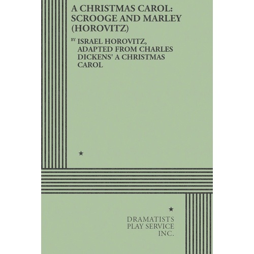 A Christmas Carol Scrooge And Marley (Horovitz) Book