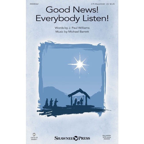 Good News Everybody Listen Sab 2-Pt Book