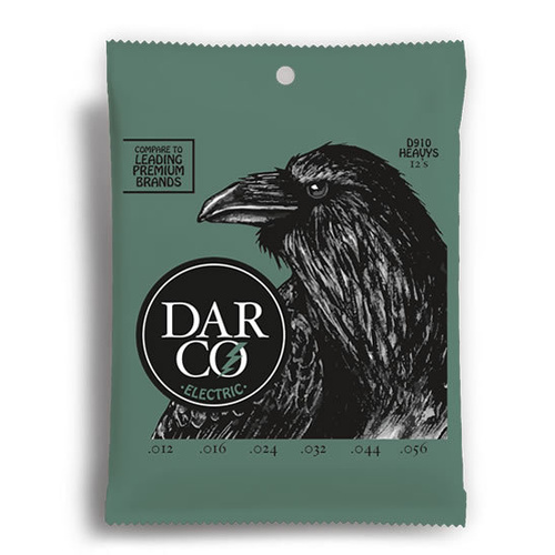 Darco Electric Guitar Heavy Gauge String Set D910 (12-56)