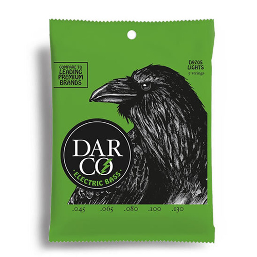 Darco Electric Bass 5-String Light Gauge String Set D9705 (45-130)