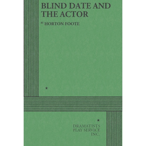 Blind Date And The Actor (Play) Book