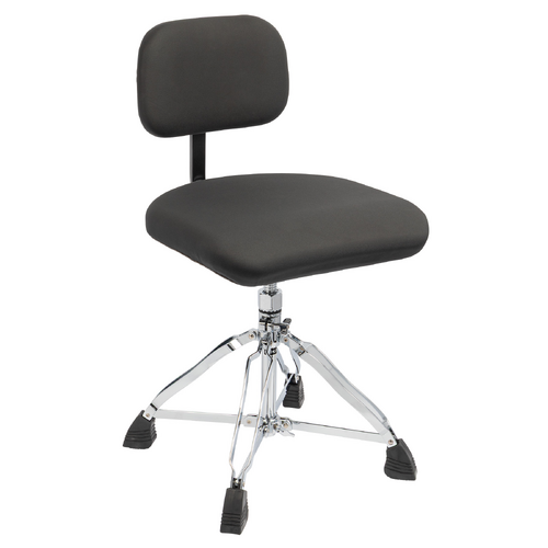 DXP Professional Drum Throne with Adjustable Backrest and Memory Lock