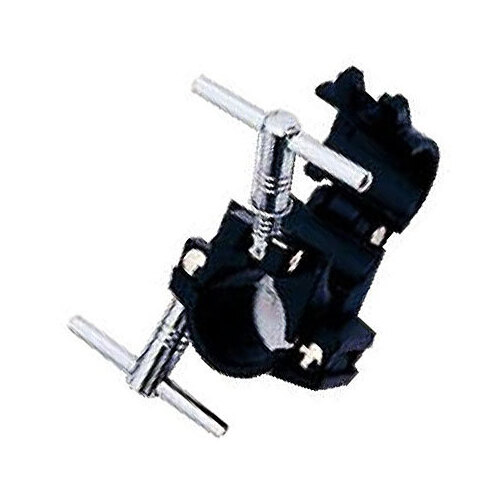 Peace Drum Rack Right Angle Pipe Clamp Black Pack of 1