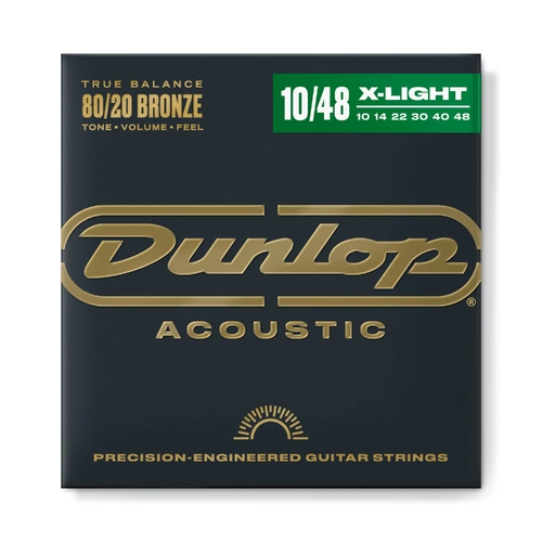 Jim Dunlop DAB10 Acoustic Guitar String Set 10-48 Phosphor Bronze Wound