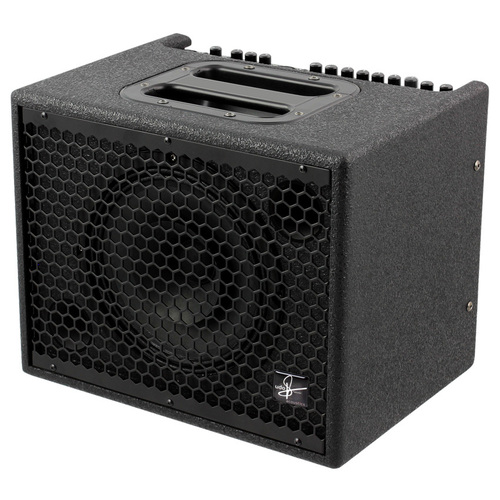 Udo Roesner "Da Capo 75" Acoustic Instrument Amplifier, 75 Watts, Black Finish, 2 Channels, 3-Band EQ, DI-Outs, Aux In, Headphone Out