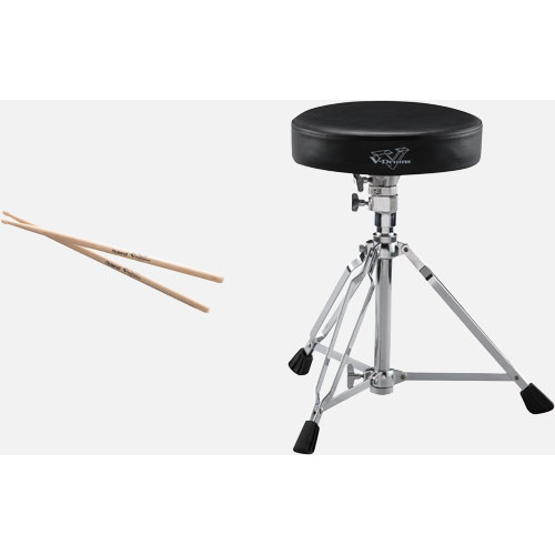ROLAND DAP-2X V-Drums Hardware Pack - Includes Drumsticks & Double-Braced Throne for Comfort and Durability