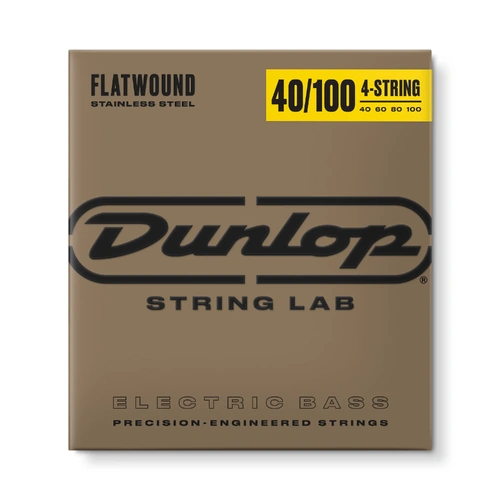 Jim Dunlop Dunlop 40-100 Flatwound 4-String Bass Guitar String Set