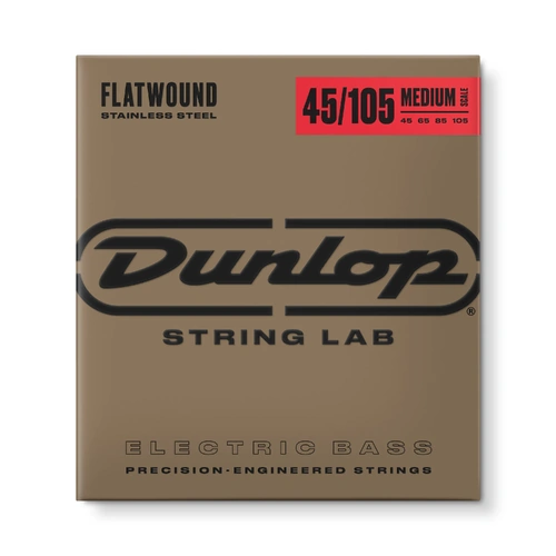 Jim Dunlop Dunlop 45-105 Flatwound Medium Stainless Steel Bass String Set
