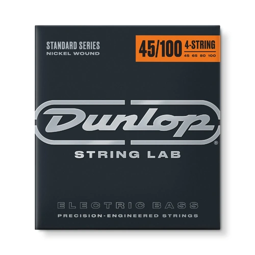 Jim Dunlop DBN45100 Nickel Plated Bass Guitar String Set 45-100 Medium Light Long Scale