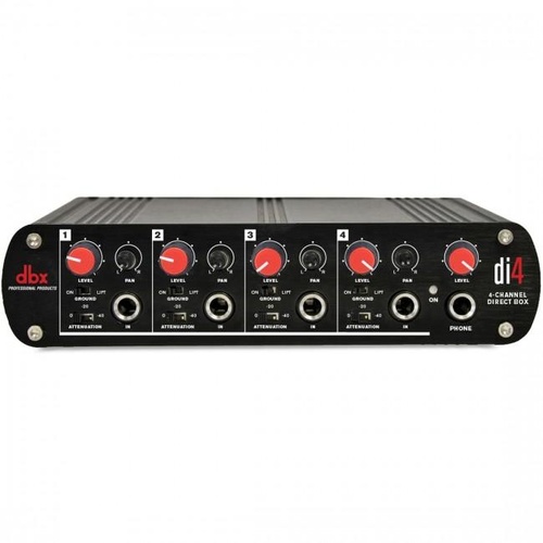 DBX DI4 4 Channel Active DI with Line Mixer & Headphone Out